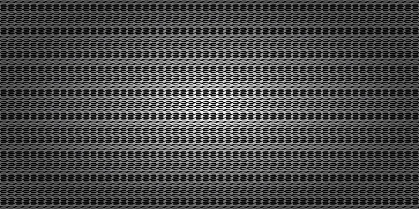 Siyah metalik soyut arka plan, delinmiş çelik ağ. Koyu renk kaplamalar, havalı pankartlar, vektör illüstrasyonu.