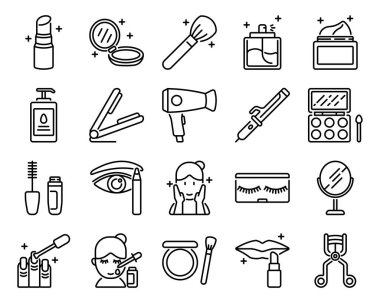 Güzellik ve Kozmetik Web sitesi, uygulama simgesi ve simgesi