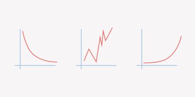 Bilgi grafikleri için beyaz arkaplanda grafikler