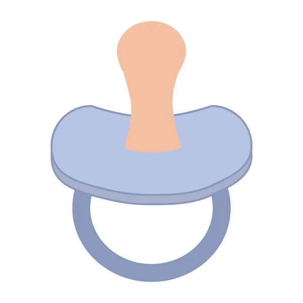 Baby Napphållare Vit Bakgrund — Stock vektor