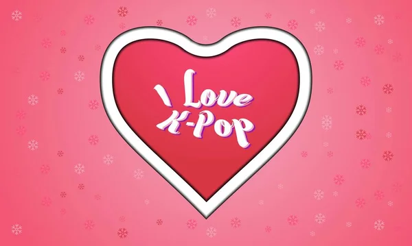 I Love K Popストックベクター ロイヤリティフリーi Love K Popイラスト Depositphotos