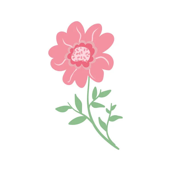 Wunderschönes romantisches Element mit Rosen, Blättern, Blumensträußen, Gestecken. — Stockvektor