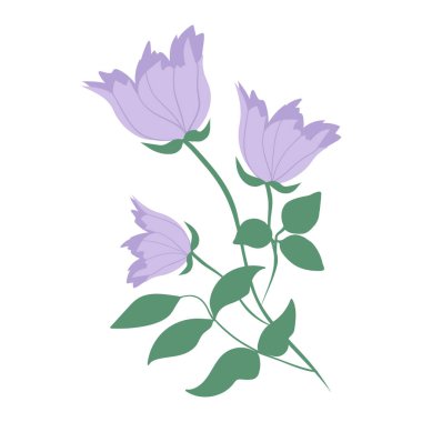 Beautiful romantic element with roses, leaves, flower bouquets, flower arrangements.