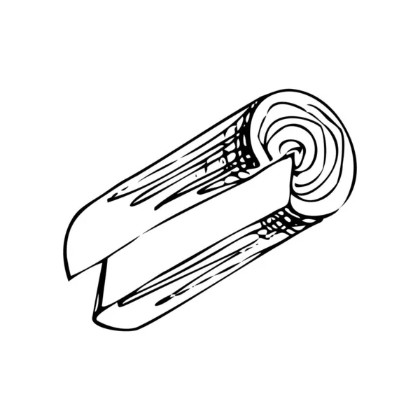 Madeira dura tronco de madeira ou toco desenho animado clip arte —  Vetores de Stock