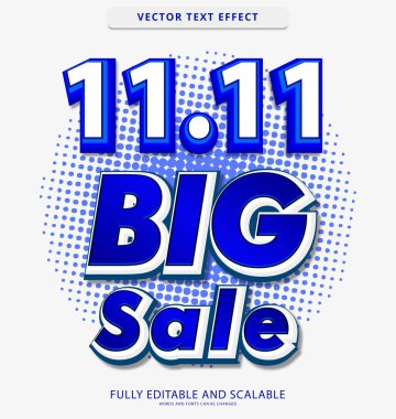 11.11 en iyi satılan metin efekti düzenlenebilir ep dosyası
