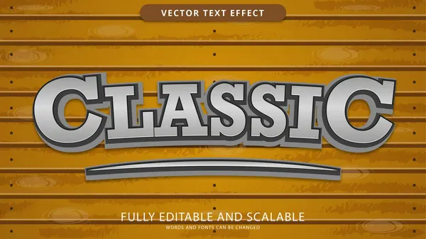 Klasik metin efekti düzenlenmiş eps dosyası