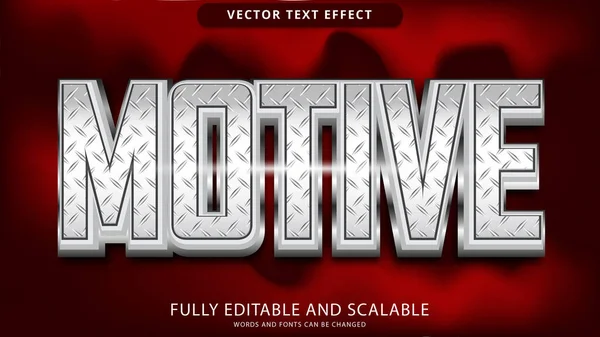 Motive Text Effect Editable Eps File — Stockový vektor