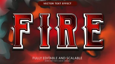 Printfire metin efekti düzenlenebilir eps dosyası