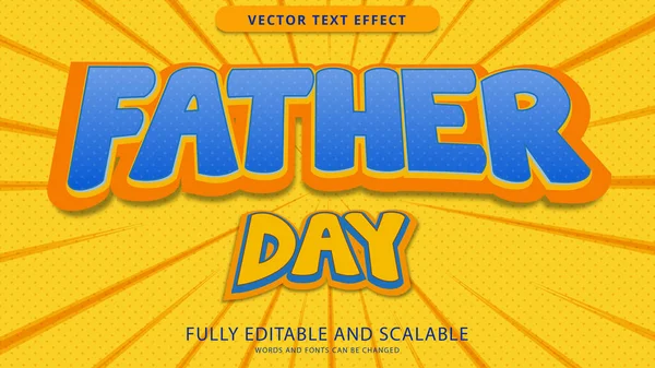 Babalar Günü metin efekti düzenlenebilir ep dosyası