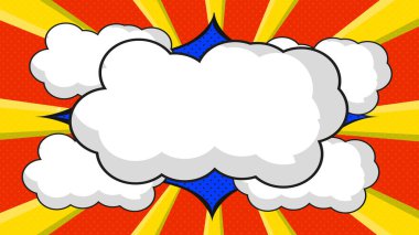 pop sanat çizgi film arka planı