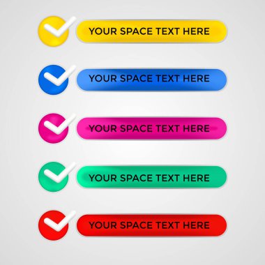 TV haber barı. Bar gazetesi. Bar sosyal medya. Televizyon yayın medyası başlığı. Vektör şekli
