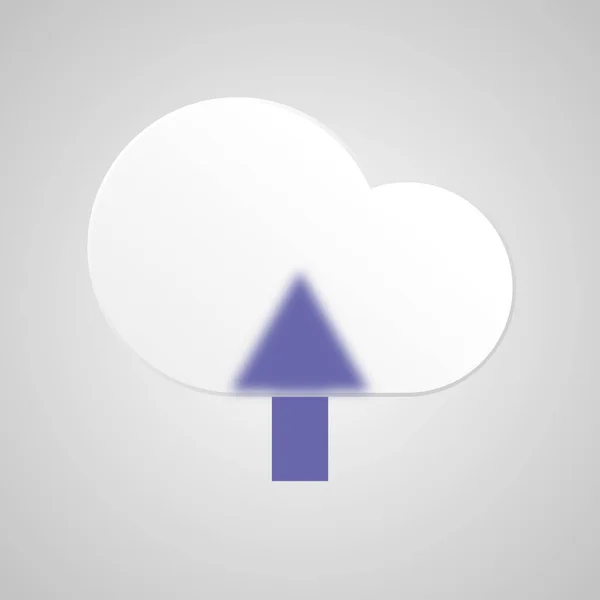 Cloud Icon Download — Stock Vector