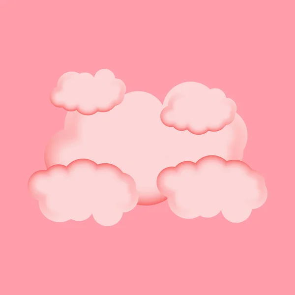 Cute Cloud Icon Vector File — Stock Vector