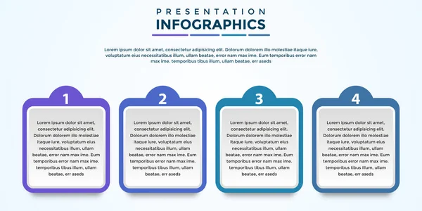 Edytowalny Szablon Infograficzny Pliku Eps — Wektor stockowy
