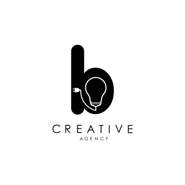 Creative Letter Logo Design Letter Icon Light Weight Logo Elegant — Διανυσματικό Αρχείο