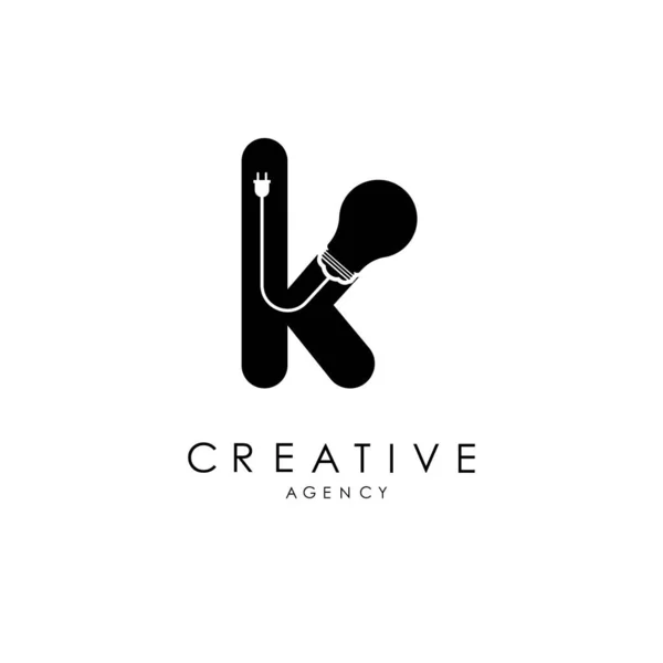 Creative Letter Logo Design Letter Icon Light Weight Logo Elegant — Stock vektor