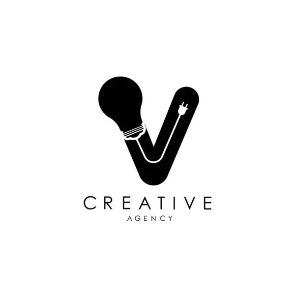 Creative Letter Logo Design Letter Icon Light Weight Logo Elegant — Stockový vektor