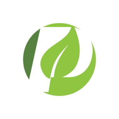 p harfi Logo Şablon vektör simgesi tasarımı