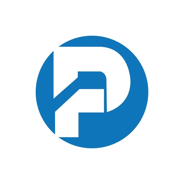 Litera Logo Projekt Wektora Szablonu Ikony — Wektor stockowy