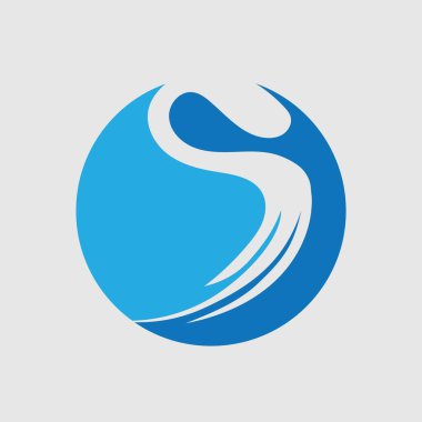S Harfi Logo Şablon vektör simgesi tasarımının yaratıcısı