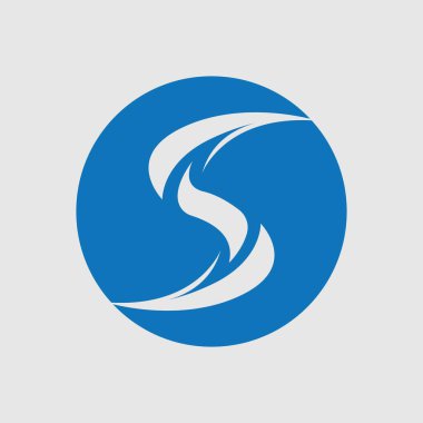 S Harfi Logo Şablon vektör simgesi tasarımının yaratıcısı