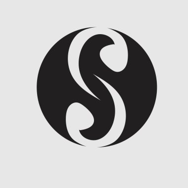 S Harfi Logo Şablon vektör simgesi tasarımının yaratıcısı