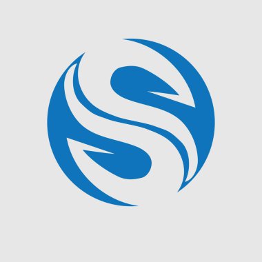 S Harfi Logo Şablon vektör simgesi tasarımının yaratıcısı