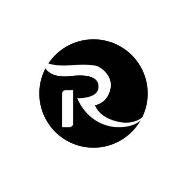 yaratıcı Harf R Logo Şablon vektör simgesi tasarımı