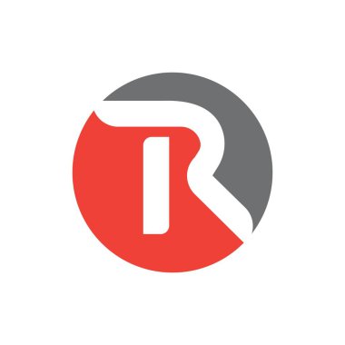 yaratıcı Harf R Logo Şablon vektör simgesi tasarımı