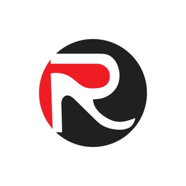 yaratıcı Harf R Logo Şablon vektör simgesi tasarımı