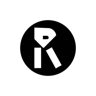 yaratıcı Harf R Logo Şablon vektör simgesi tasarımı