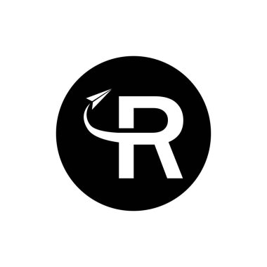 yaratıcı Harf R Logo Şablon vektör simgesi tasarımı