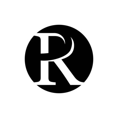 yaratıcı Harf R Logo Şablon vektör simgesi tasarımı