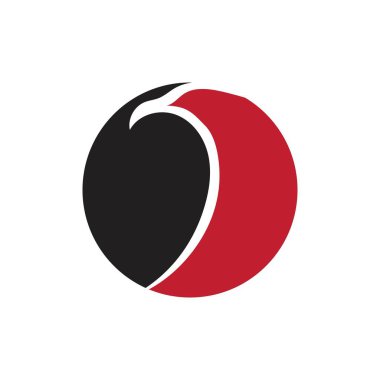 Basit kartal logo vektör çizim şablonu - vektör