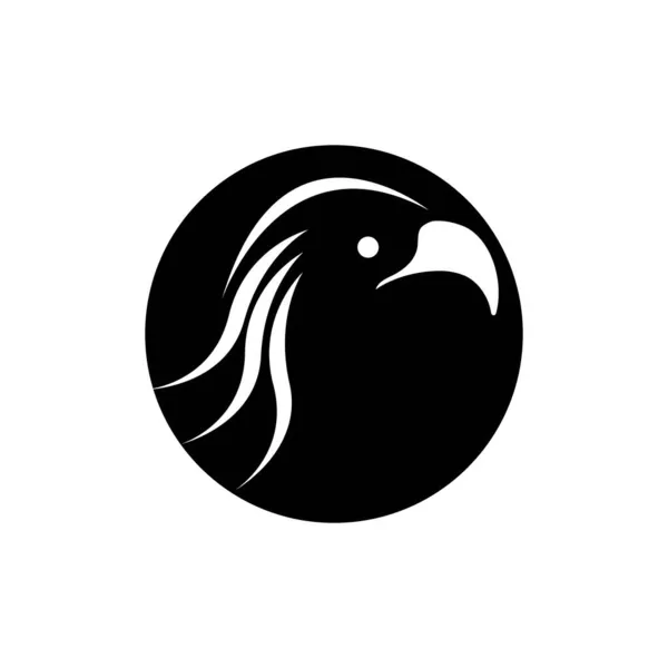 Modelo Design Ilustração Vetor Logotipo Águia Simples Vetor — Vetor de Stock