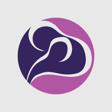 anne ve bebek logosu çizim şablonu