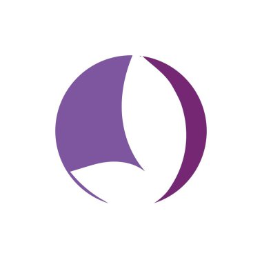 Kelebek logo Vektör çizim şablonu
