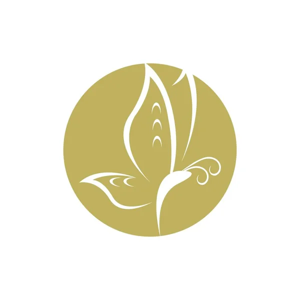Logo Motyla Wektor Ilustracji Wzór Projektu — Wektor stockowy