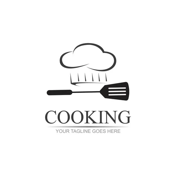 Cuisine Logo Symbole Illustration Conception Modèle — Image vectorielle