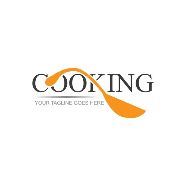 Cuisine Logo Symbole Illustration Conception Modèle — Image vectorielle