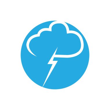 yağmur damlaları simgesi logo vektör illüstrasyon tasarımı