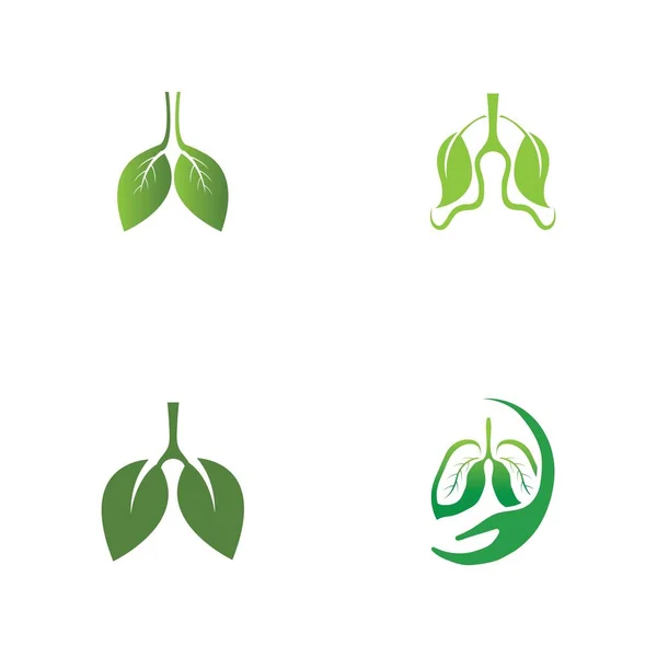 Zelené Plíce Vektorové Logo Ilustrační Design Šablony Toto Logo Listem — Stockový vektor