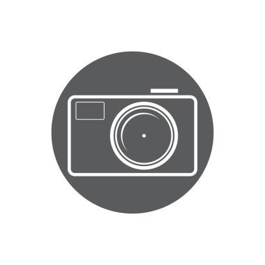 fotoğraf logosu vektör çizim şablonu