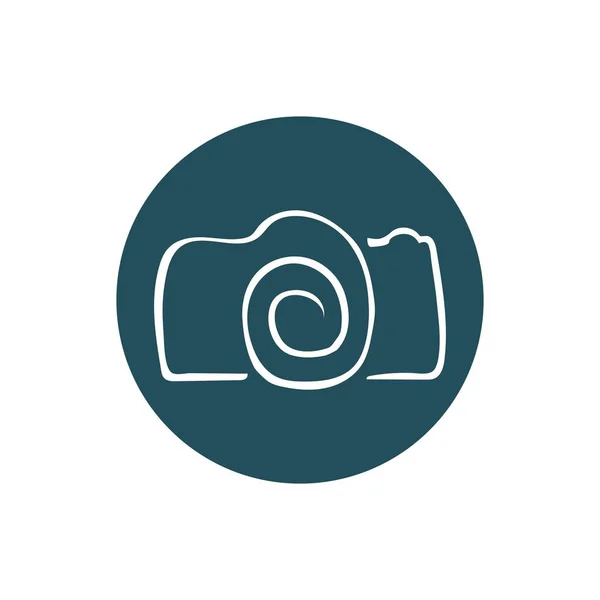 Photography Logo Vector Illustration Design Template — ストックベクタ