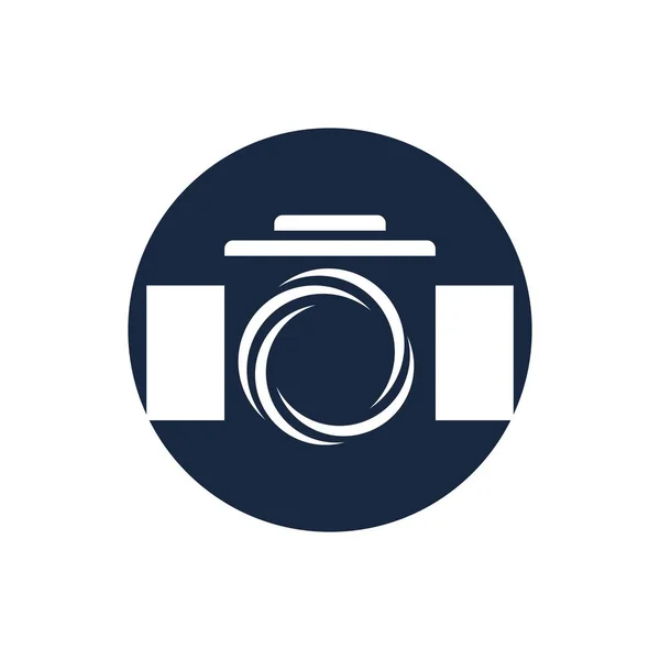 Fotografie Logo Vector Illustratie Ontwerp Template — Stockvector