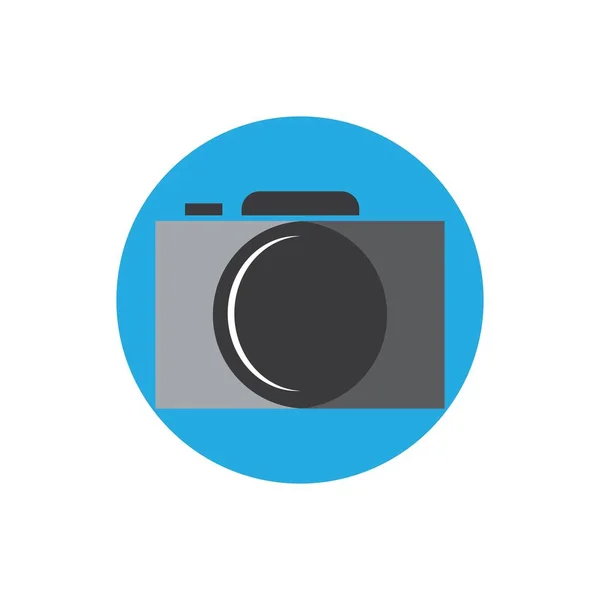 Fotografie Logo Vector Illustratie Ontwerp Template — Stockvector