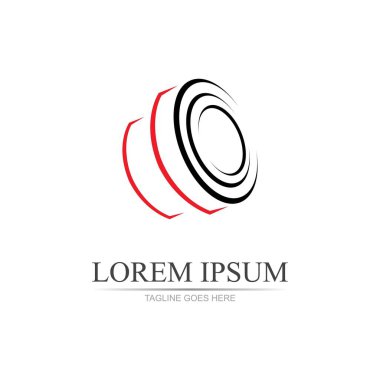 kamera fotoğrafçılık logosu vektör tasarım şablonu