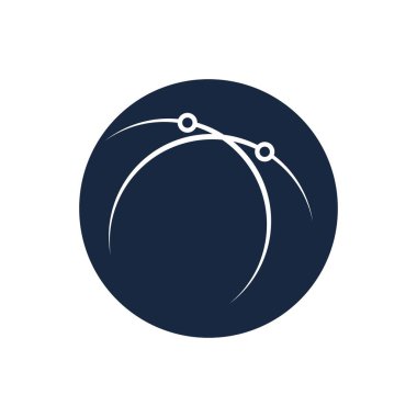 Teknoloji logosu vektör ikonu tasarımı