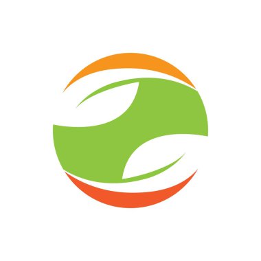 Yeşil yapraklı ekoloji doğa element vektörü