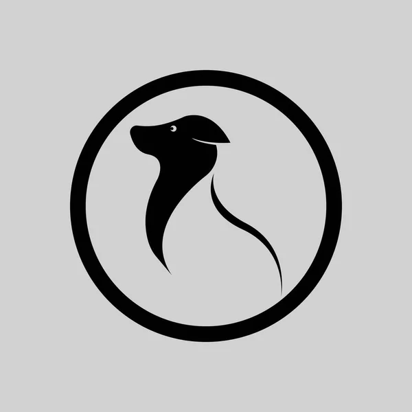 Illustration Vectoriel Graphique Logo Design Pour Tête Chien — Image vectorielle